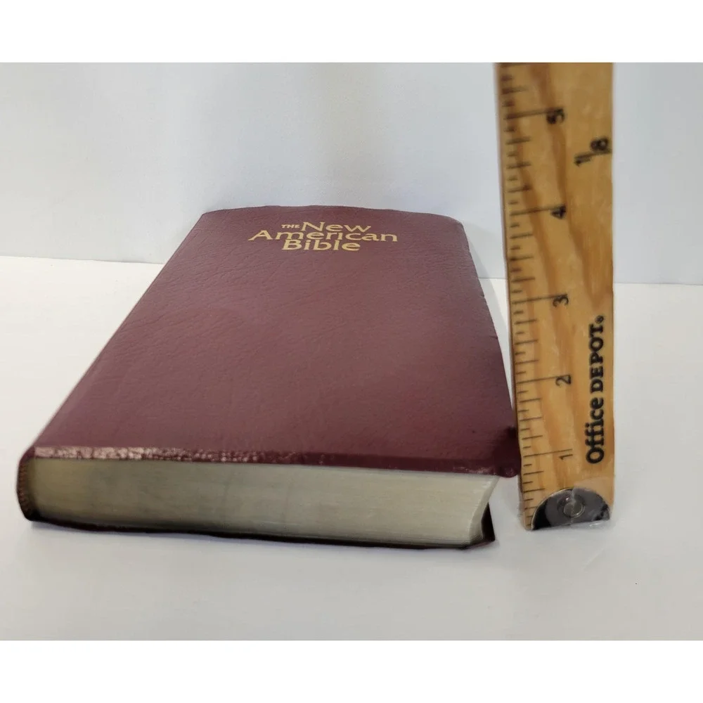 The New American Bible Revised Edition NABRE Catholic Burgundy Leatherette Cover